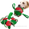 Nuovo design cane masticare giocattolo palla quattro colori